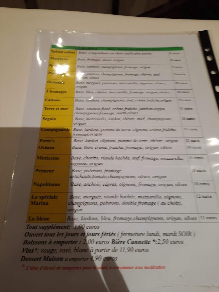 Le Marina plestin les greves - Menu Image 2
